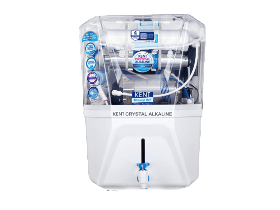 Kent Crystal Alkaline with Zero water wastage technology and high storage capacity of 11 liter