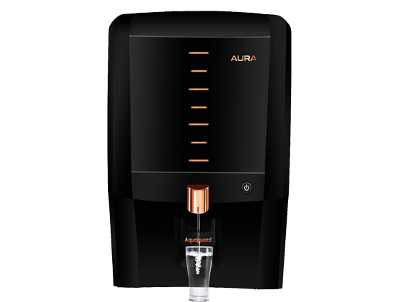 Aquaguard Aura RO + UV + UF + MTDS Water Purifier With Active Copper,Mineral Guard,UV e-boiling Technology with Ultra-Filtration top 10 water purifier brand in india