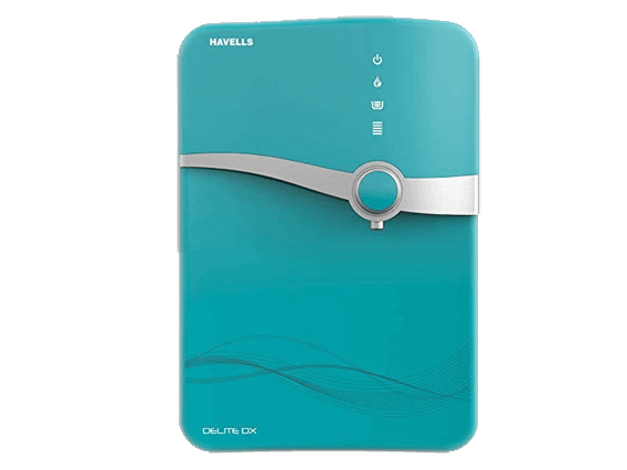 Havells Delite DX 100% RO+UV, pH balanced SS Tank Water Purifier best water purifier for home